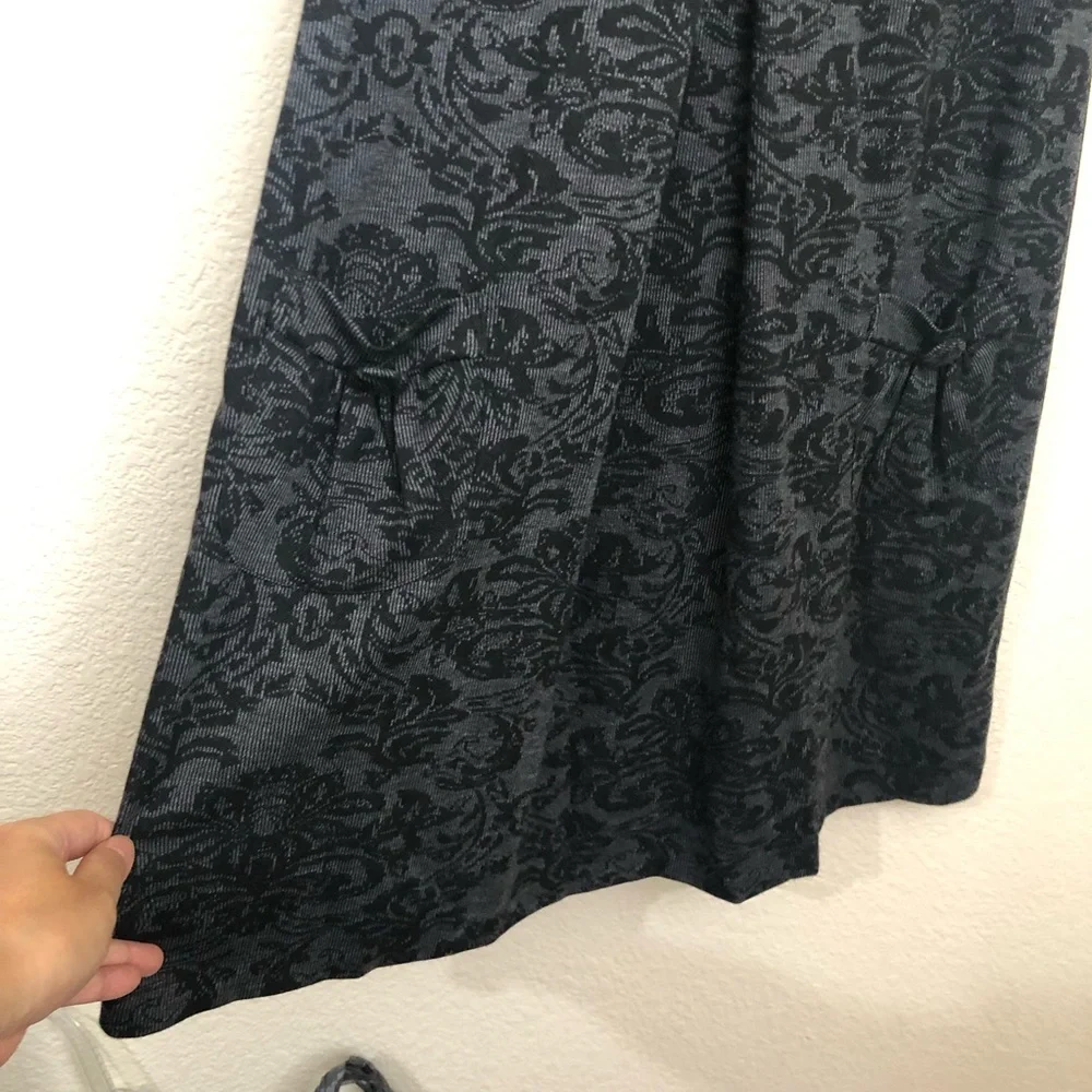 EN FOCUS STUDIO Womens 8 Paisley Short Sleeve Shift Dress Pockets Modest NWOT - Picture 7 of 15